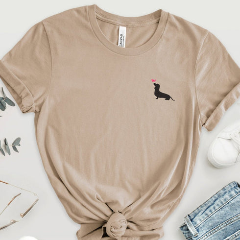 Dachshund T- Shirt for Women - Dachshund Mom Tee